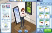  La schermata in cui potete cambiare l'aspetto fisico, gli abiti e la personalit� del vostro Sim. Il mio Sim si chiama Ermione Granger.